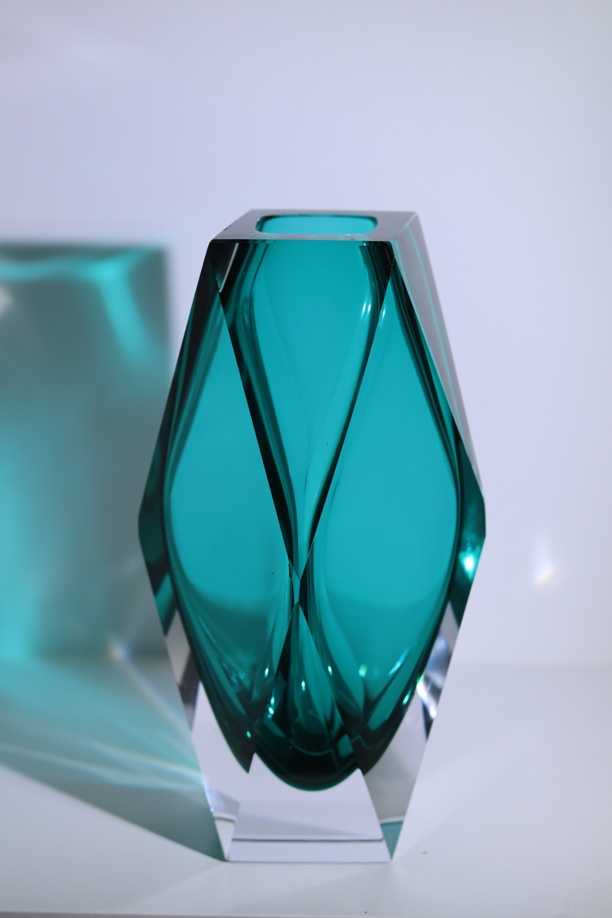 高端造型盆景花艺用品花盆花瓶花器直播水晶琉璃摆件【晶莹琉璃】