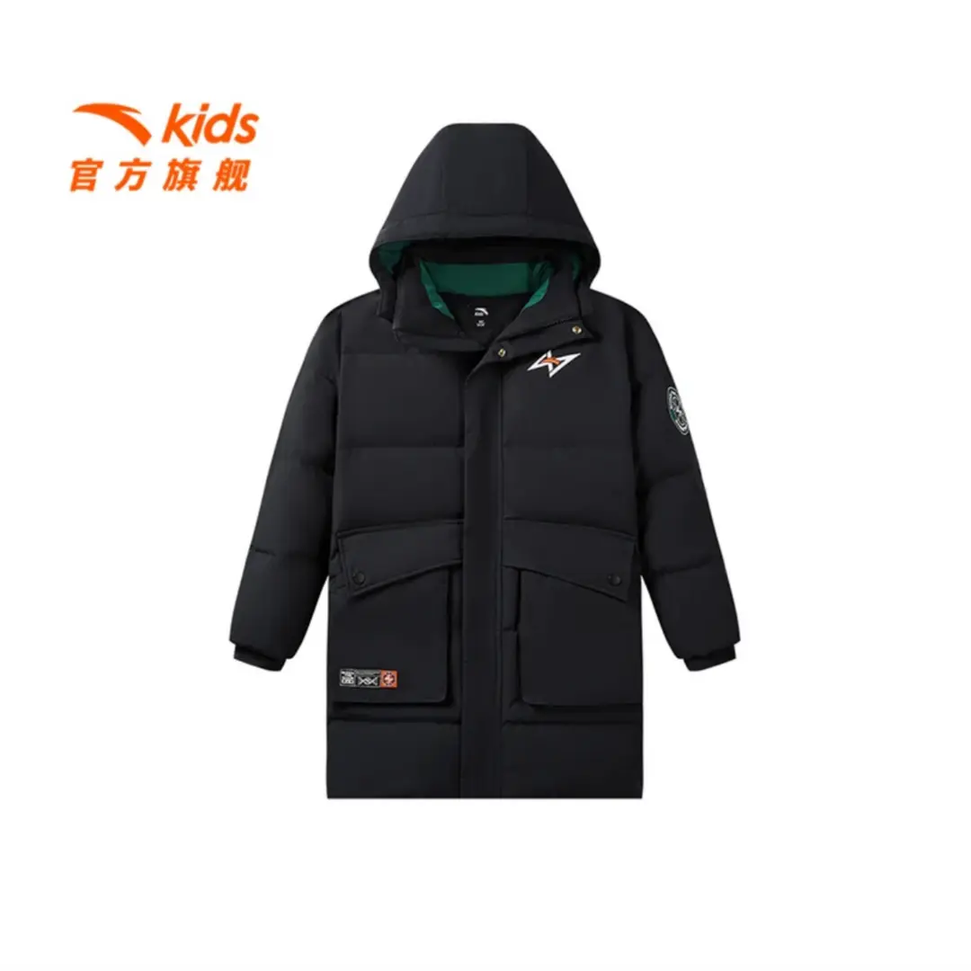 【篮球男】安踏儿童男大童篮球系列中长款羽绒服/352511902