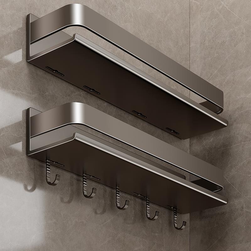 日本进口MUJIE架免打孔壁挂架子厕所洗手间洗漱台墙上浴室收纳架