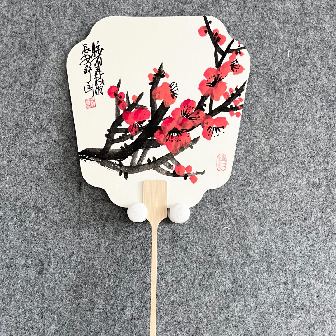 【国画团扇成品】精品花鸟团扇