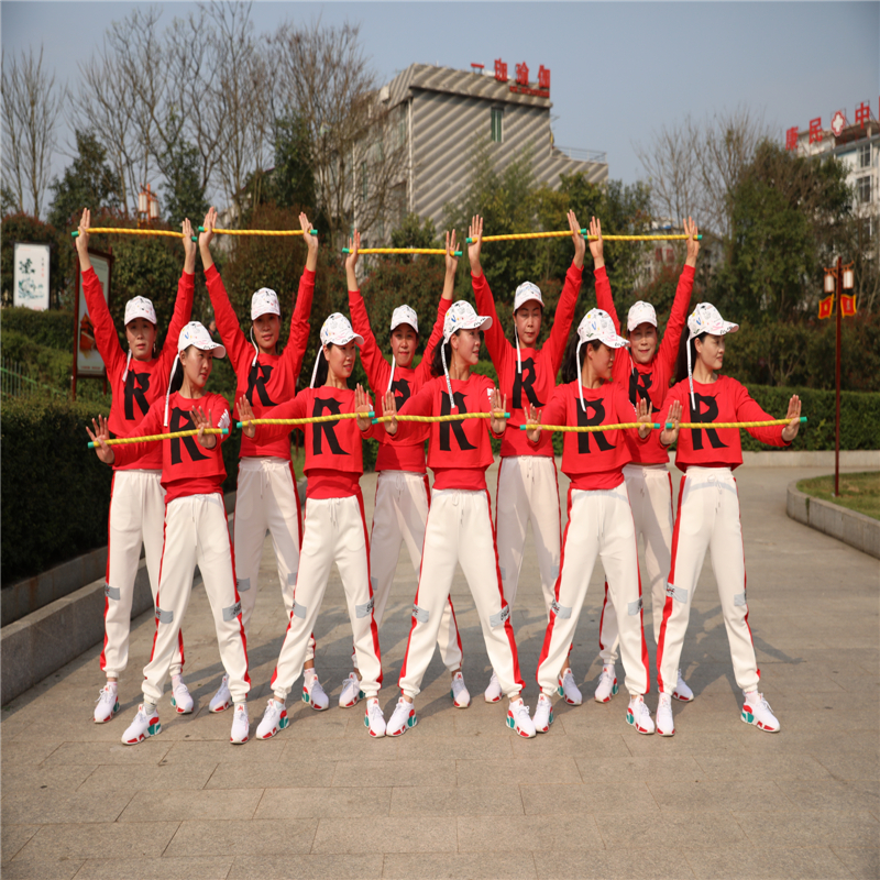 2019杨丽萍广场舞软小绳操同款小绳健身收腹广场舞绳子运动器材女