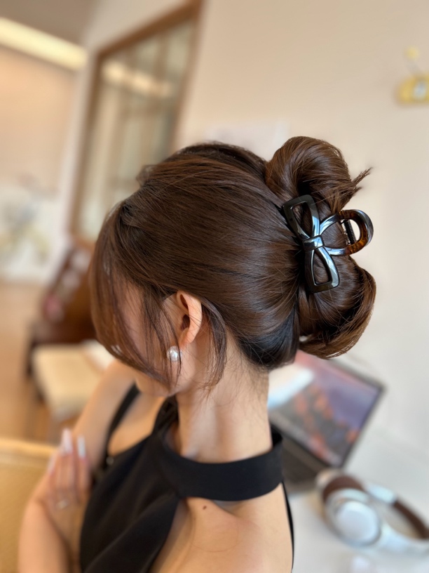 冰透系列蝴蝶结洋气全抓高级定制新娘抓夹262