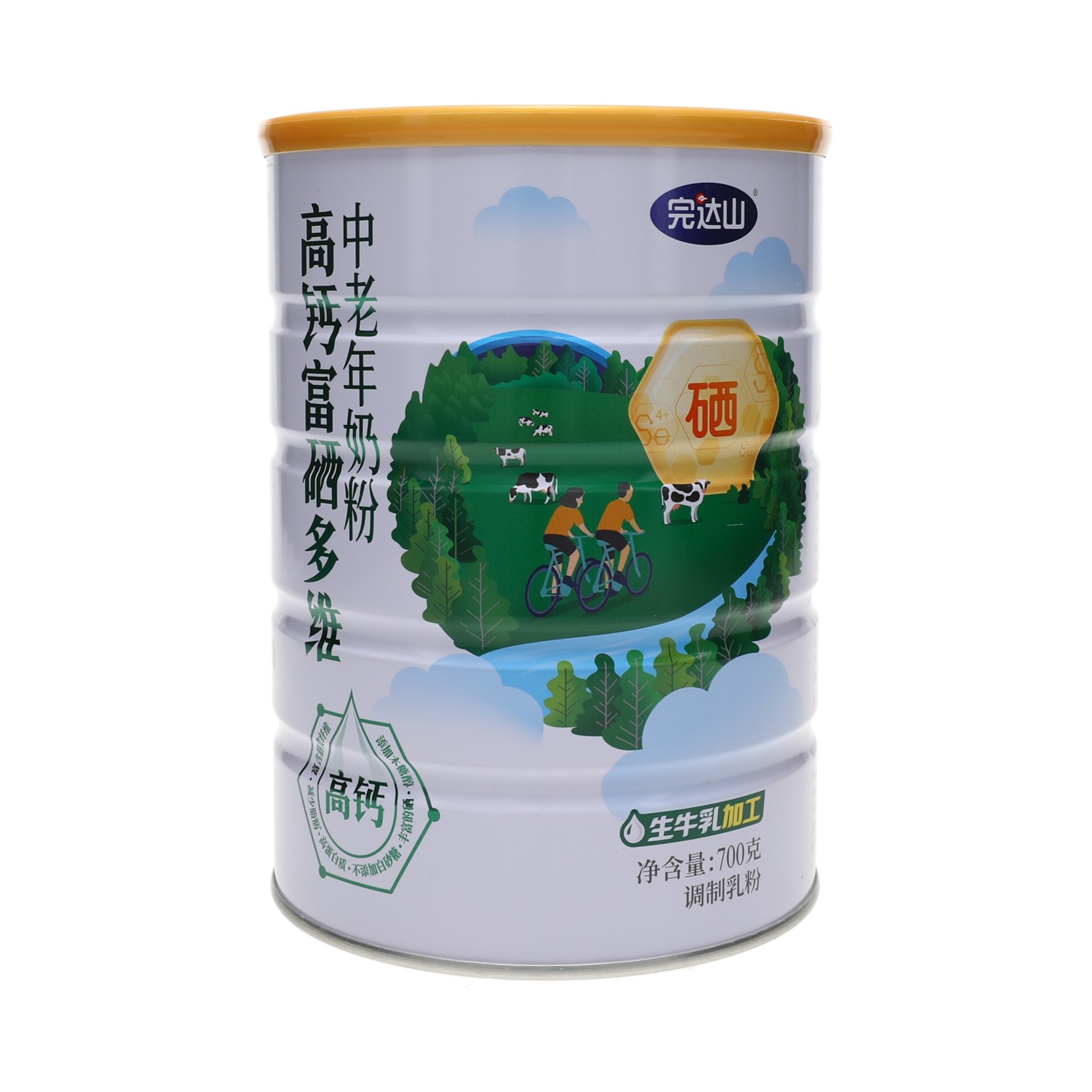 完达山高钙富硒多维中老年奶粉700g