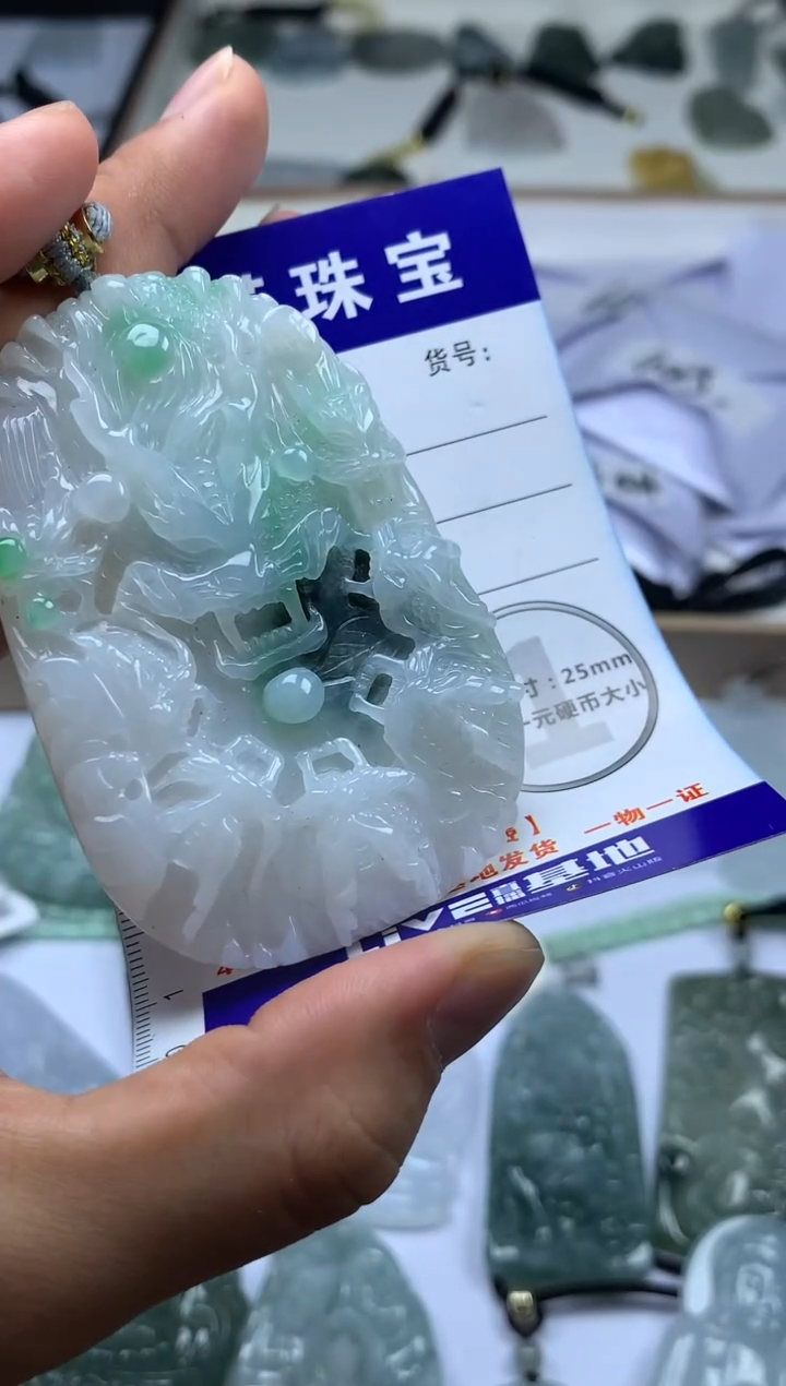 【闪购商品】翡翠颈饰未镶嵌5525232222