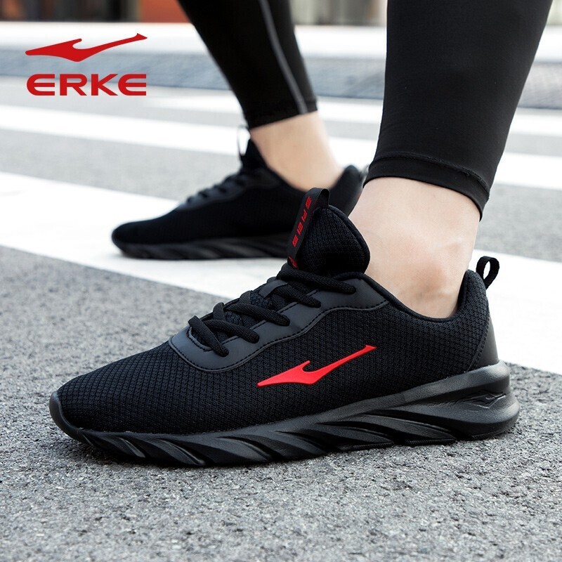 鸿星尔克跑鞋新款网面超轻减震跑步鞋爆款时尚百搭休闲软底运动鞋商品图