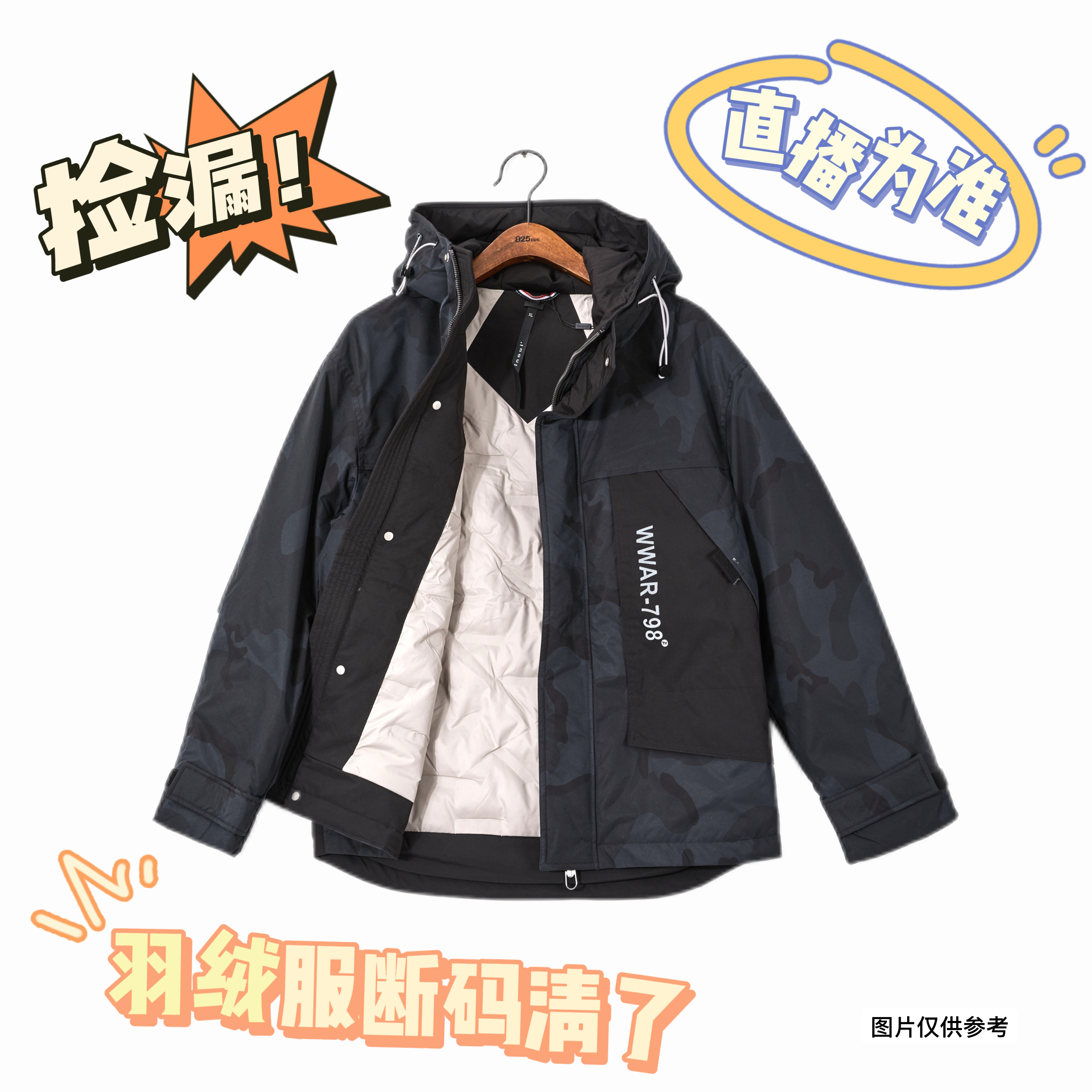 品牌男士羽绒服断码反季破价链接合集1（保暖加厚冬季防风加绒)