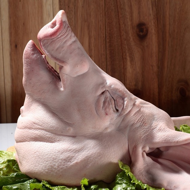 东北跑山猪-黑猪头（处理过的）