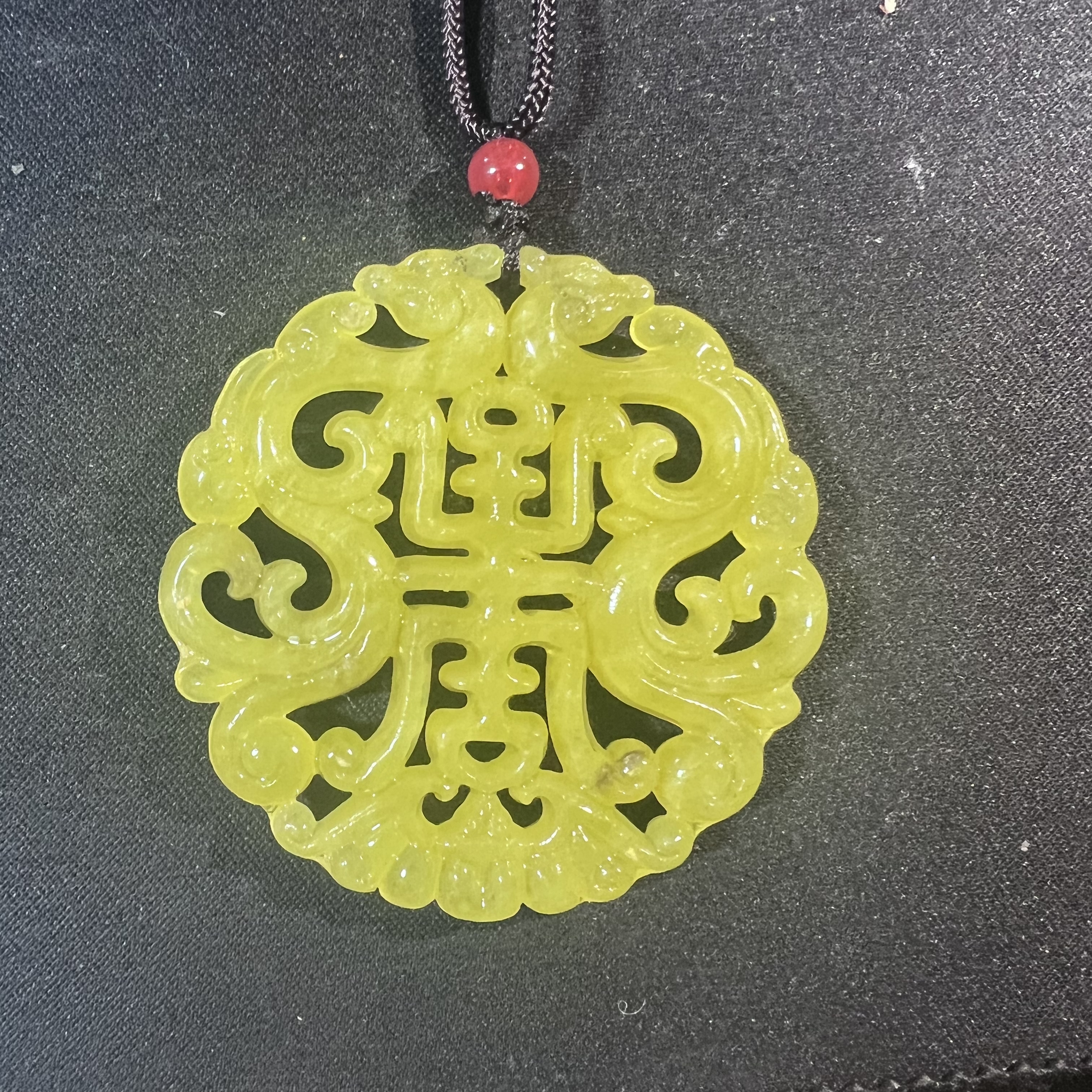 【王总宠粉】蛇纹石玉定制未镶嵌多样性发一个黄金玉万寿牌   Q5