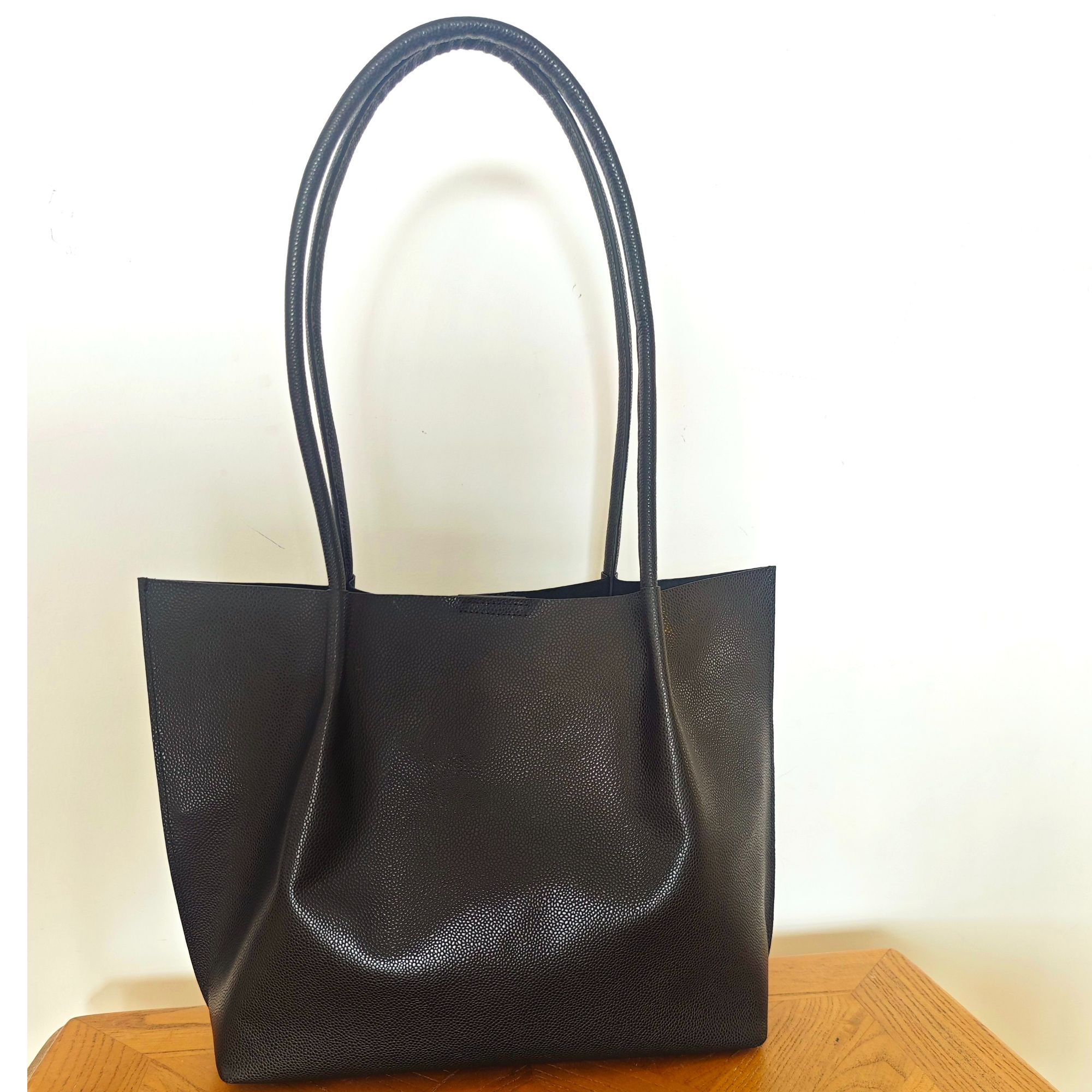 自做主张真皮托特包包女士2024新款高级感通勤包软皮单肩手提包女