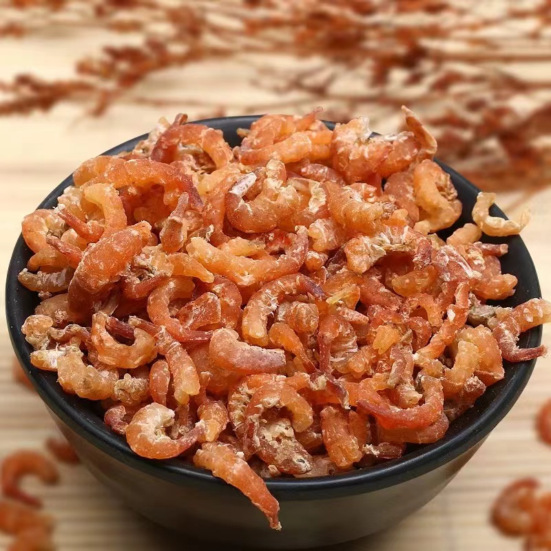 荣成当季新鲜野生海捕淡干金钩海米