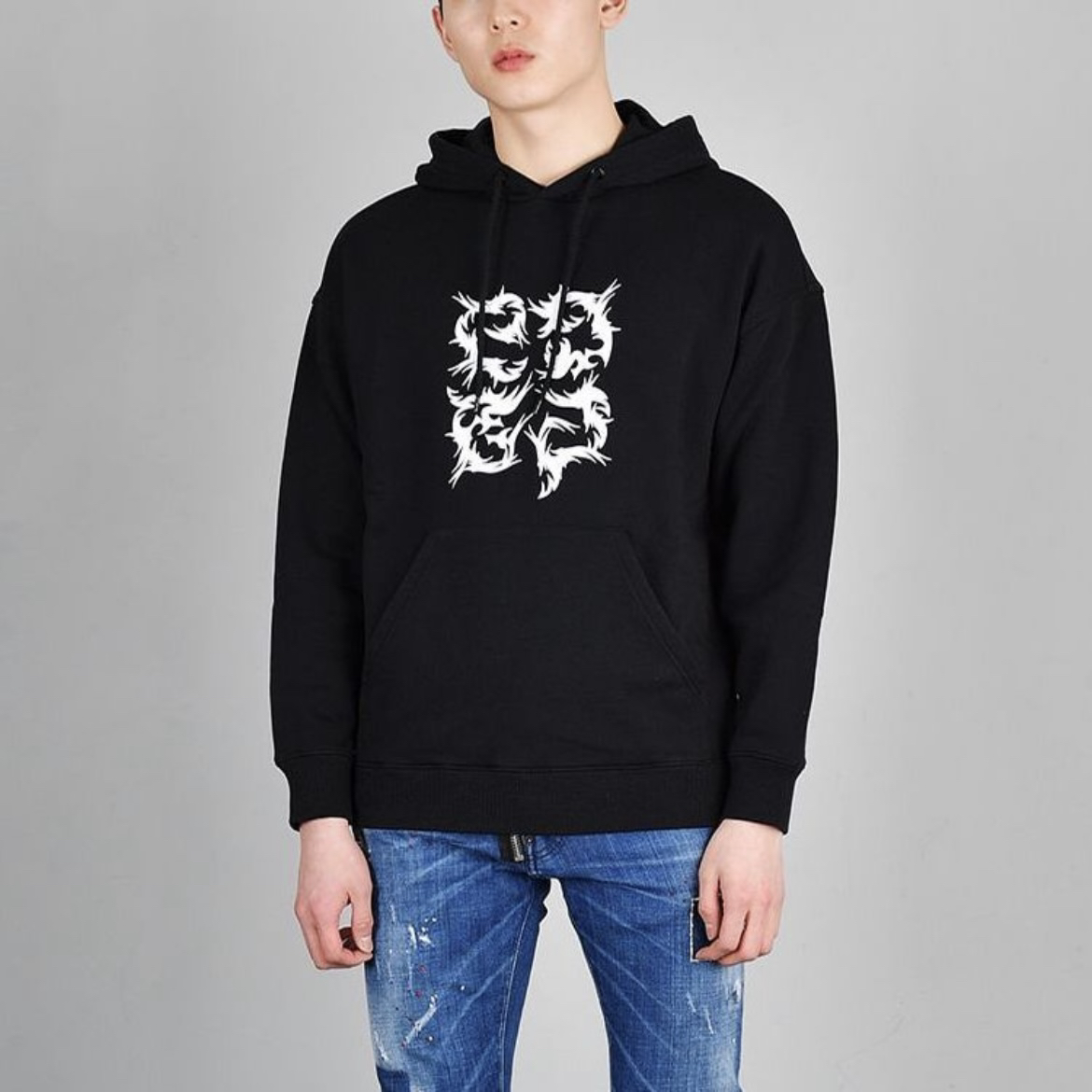 99新 Givenchy/纪梵希 JS Givenchy连帽长袖卫衣/XS码/95新/4600