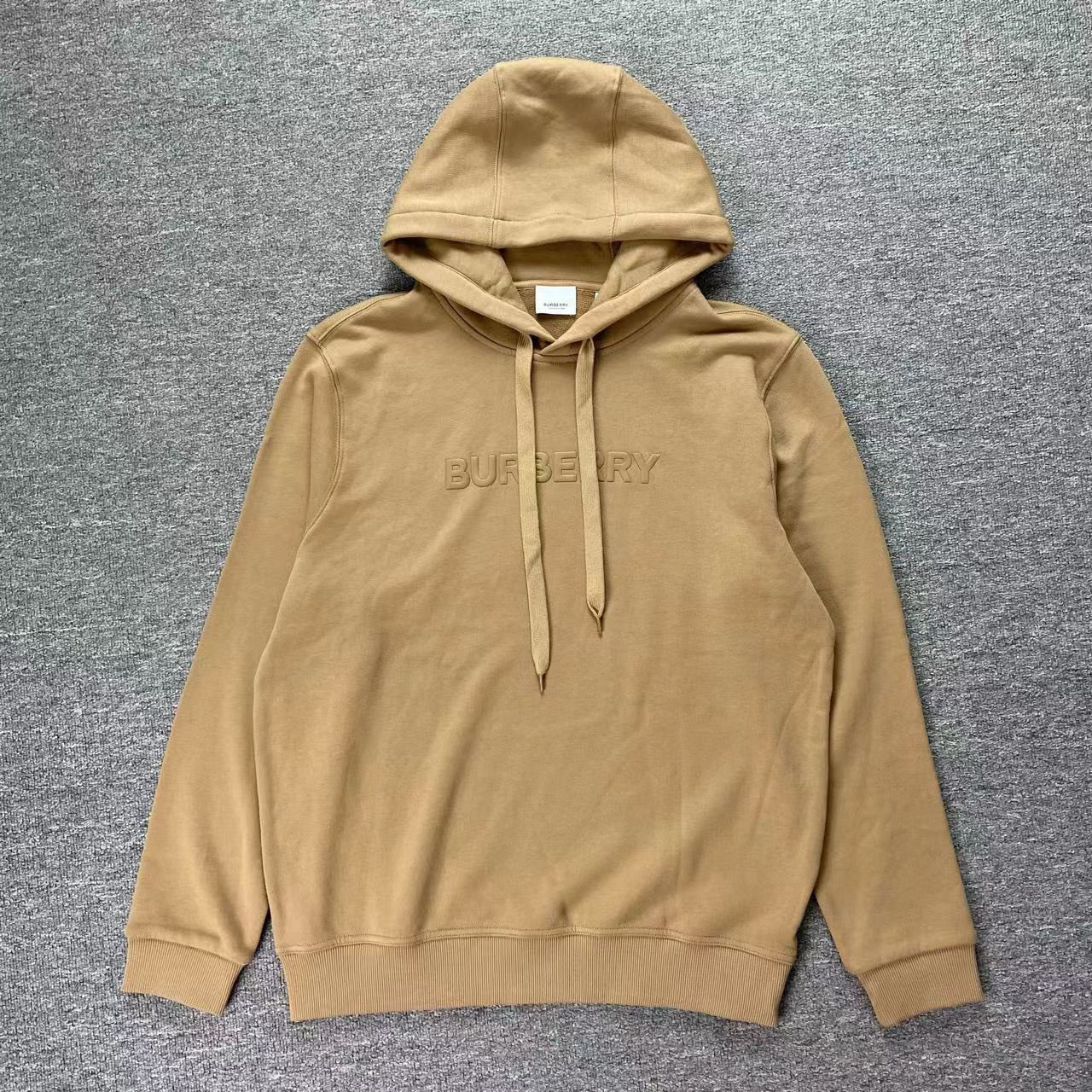 CD JS Burberry胸前Logo连帽卫衣棕色/M码/全新/公价4946/9079