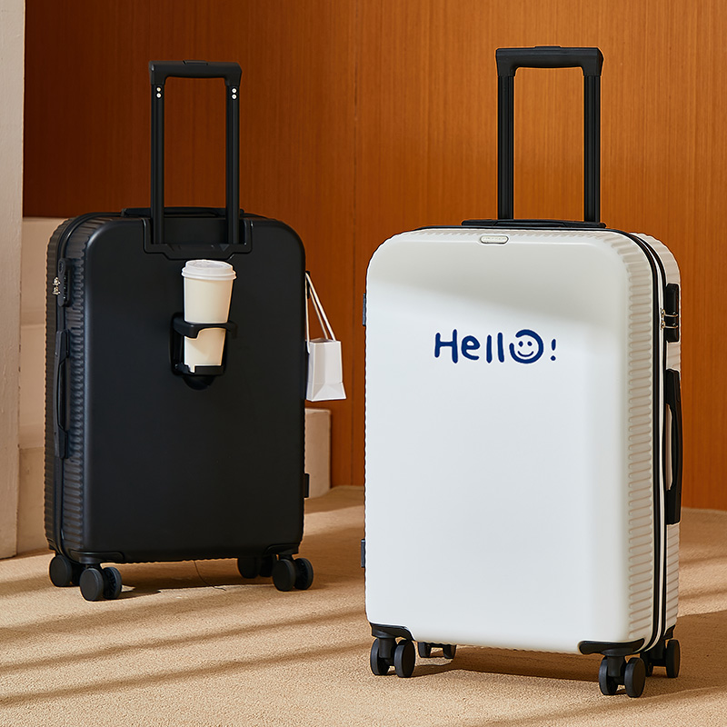 新款涂鸦高颜值时尚潮流行李箱学生旅行密码皮箱结实耐用拉杆箱