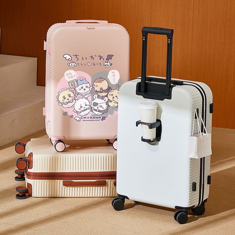 新款涂鸦高颜值时尚行李箱女学生旅行密码皮箱通用结实耐用拉杆箱