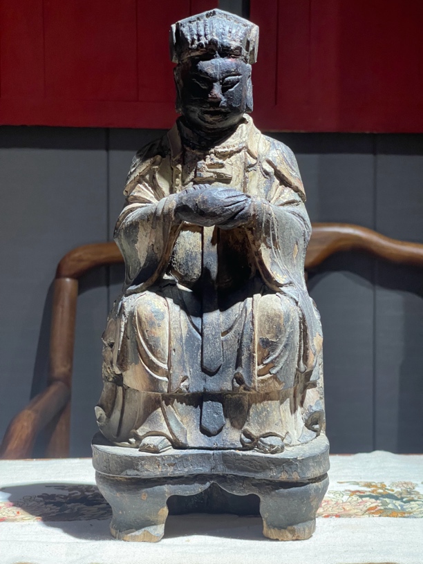 老木雕艺术摆件手工雕刻