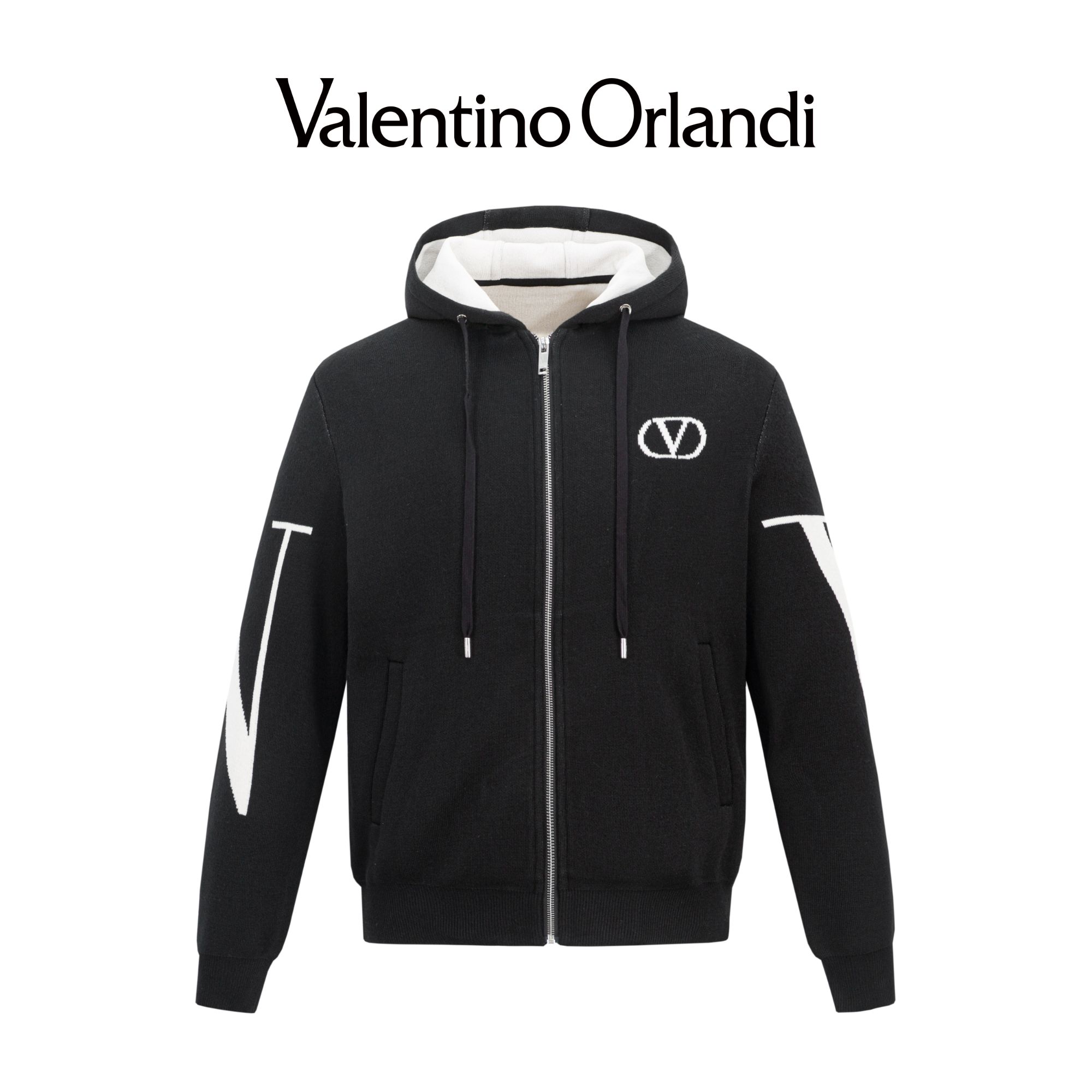 华伦天奴.奥兰迪男士针织时尚休闲带帽卫衣1VJ559382