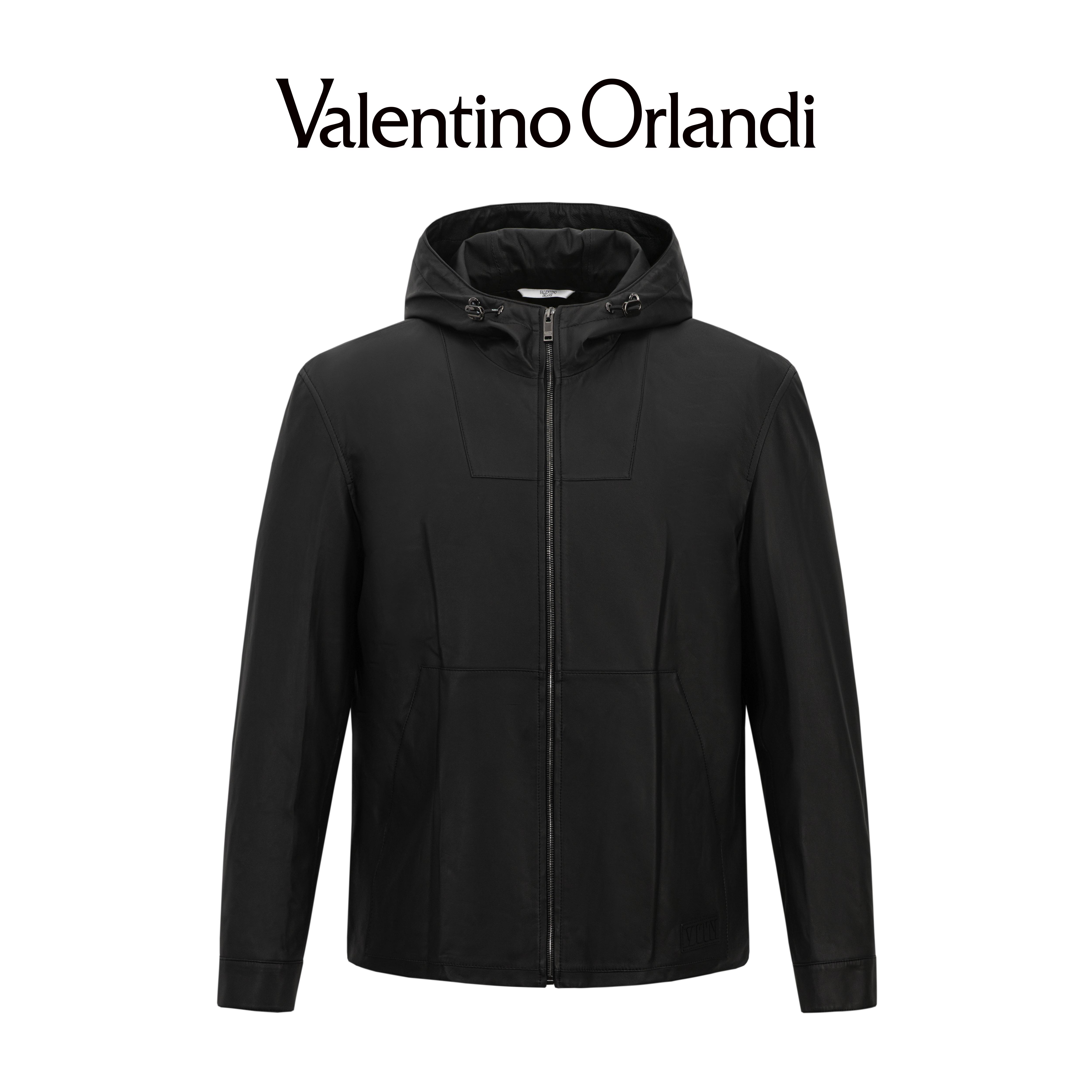 华伦天奴.奥兰迪男士秋冬绵羊皮时尚皮衣夹克外套1VP179224