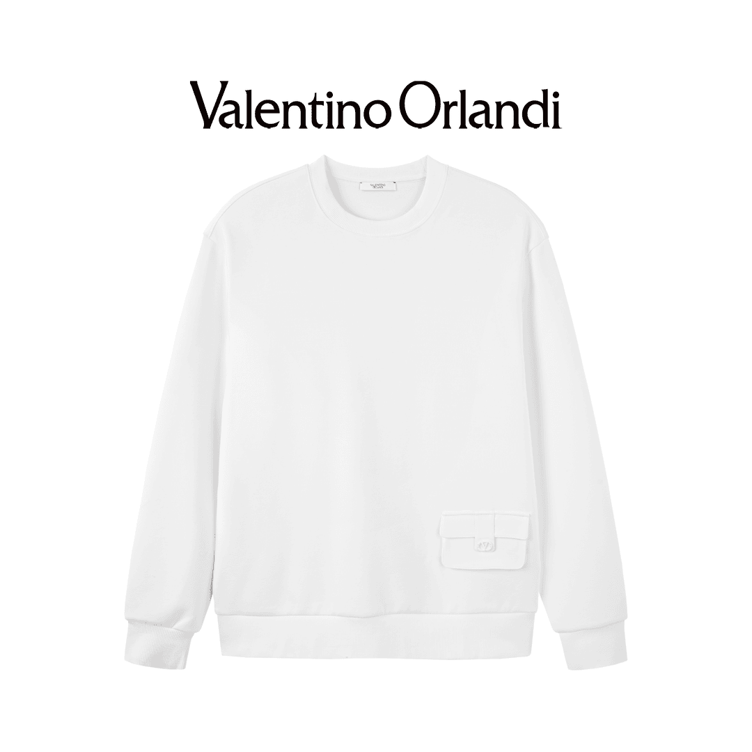 华伦天奴.奥兰迪百搭简约宽松男士秋冬休闲时尚长袖卫衣1VW159602