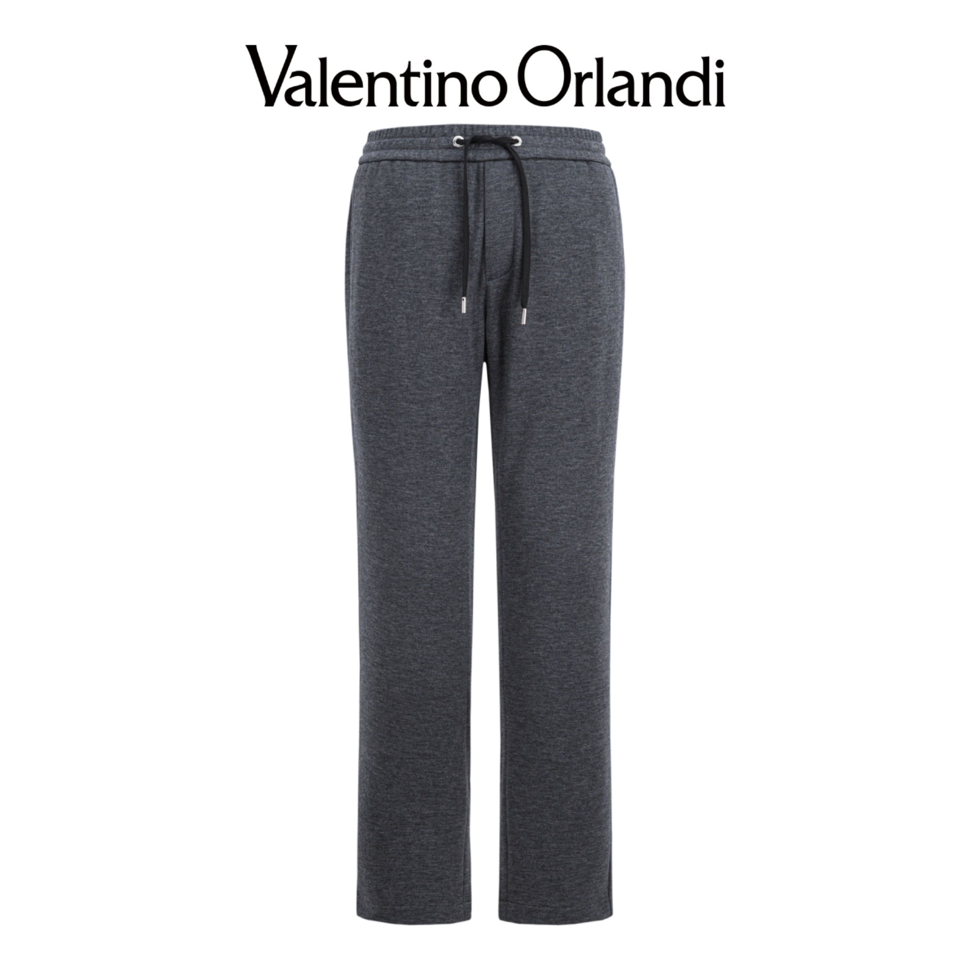 华伦天奴.奥兰迪男士秋冬加厚时尚针织休闲大直筒长裤1VK352032