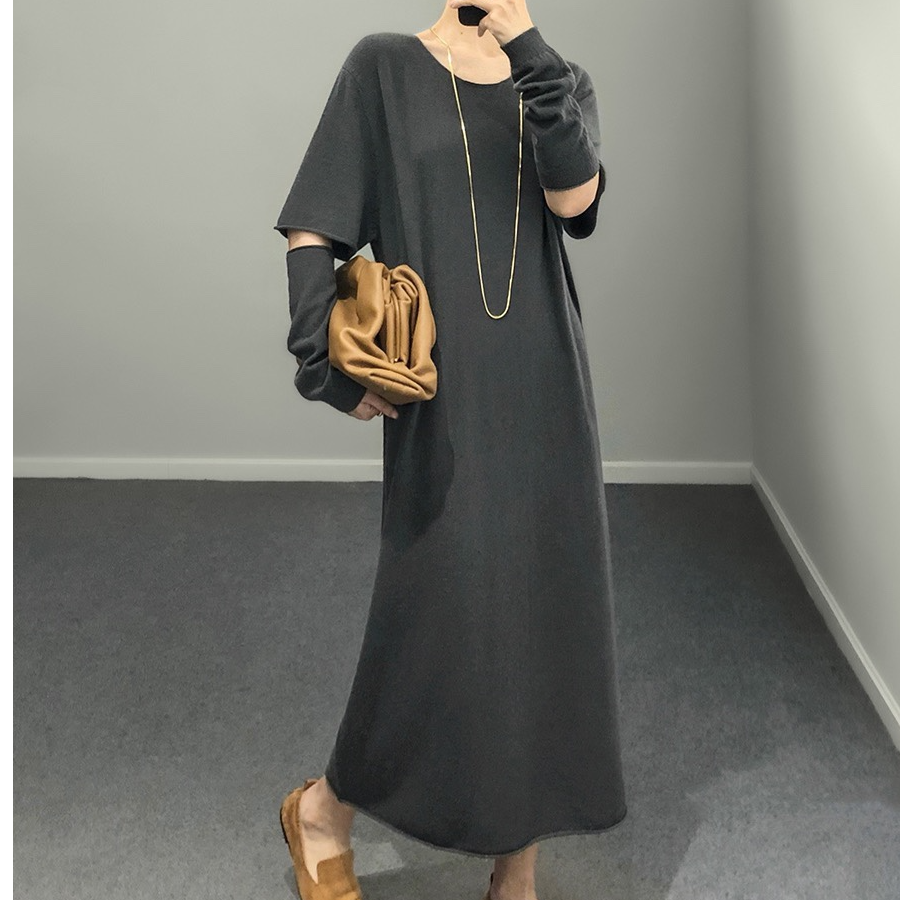 长裤羊绒裙女套头圆领