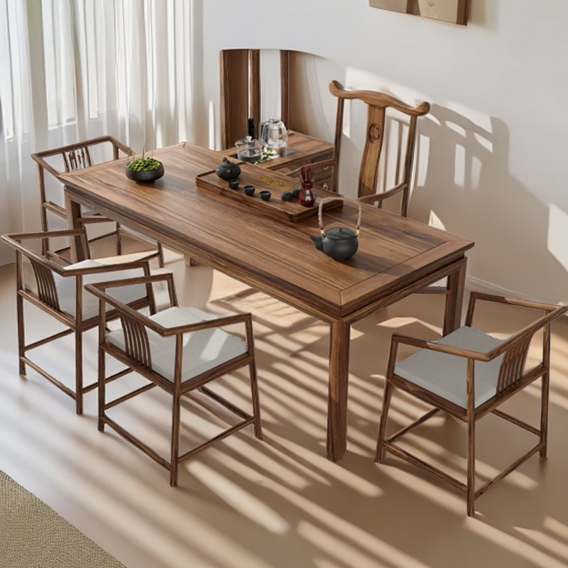 新中式茶/书桌椅子茶水柜书架等实木家具产品专属链接茶椅主人椅