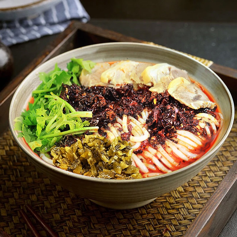 水城羊肉粉方便米线速食早餐粉贵州特产米粉袋装配调料包美味