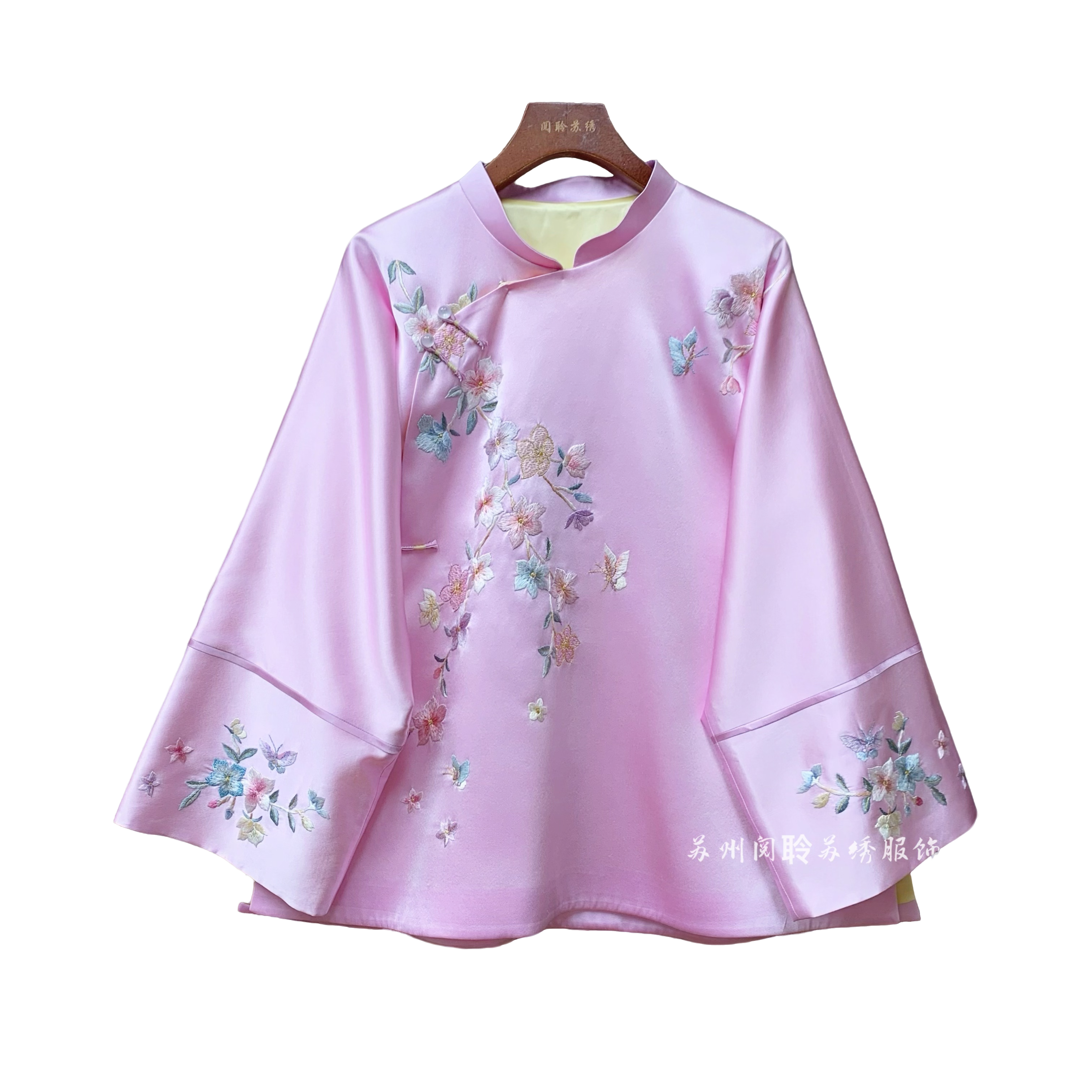 【禧娴】真丝手工苏绣国风太太服