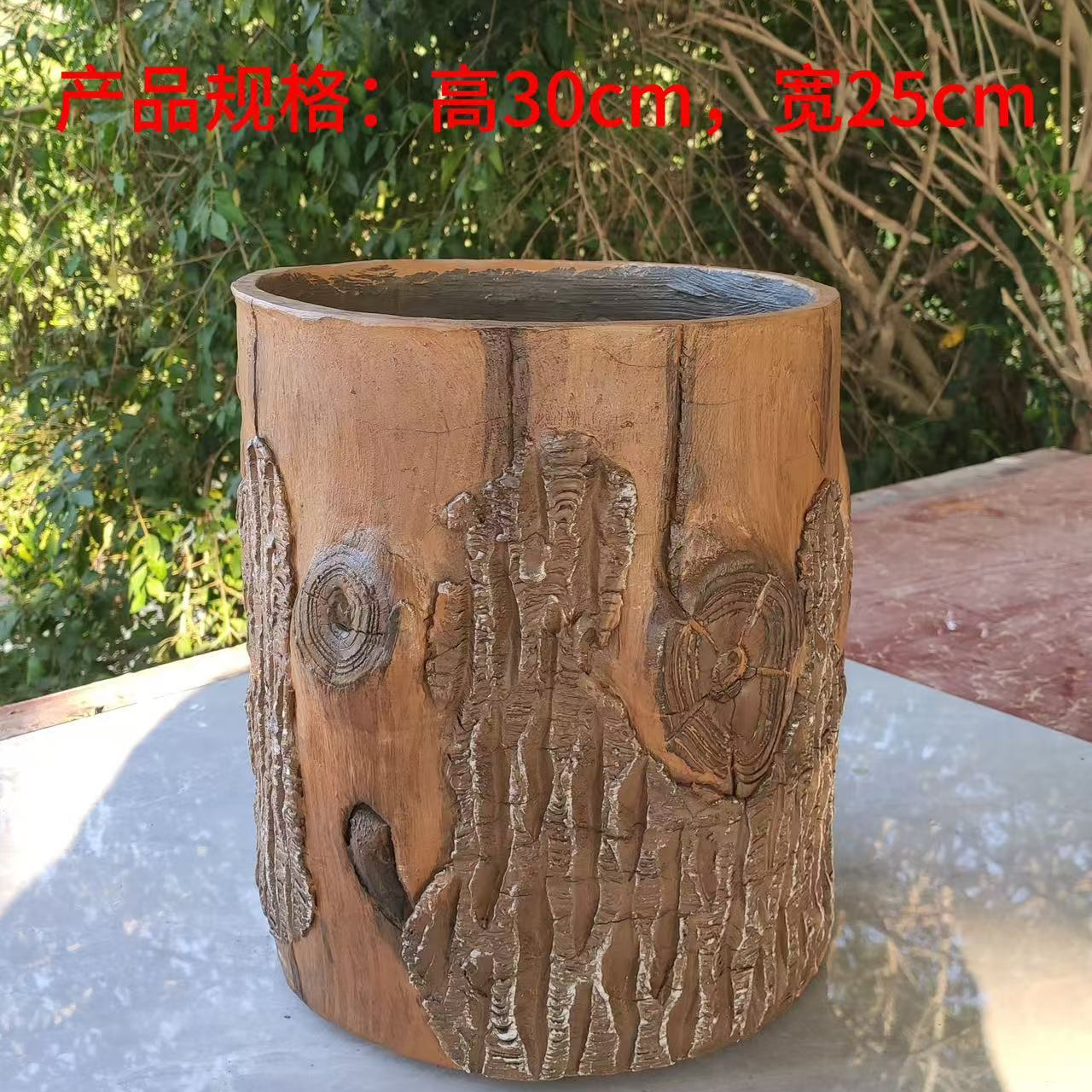 源头工厂大号水泥做旧植物花盆清仓种树家用复古水泥花盆高端