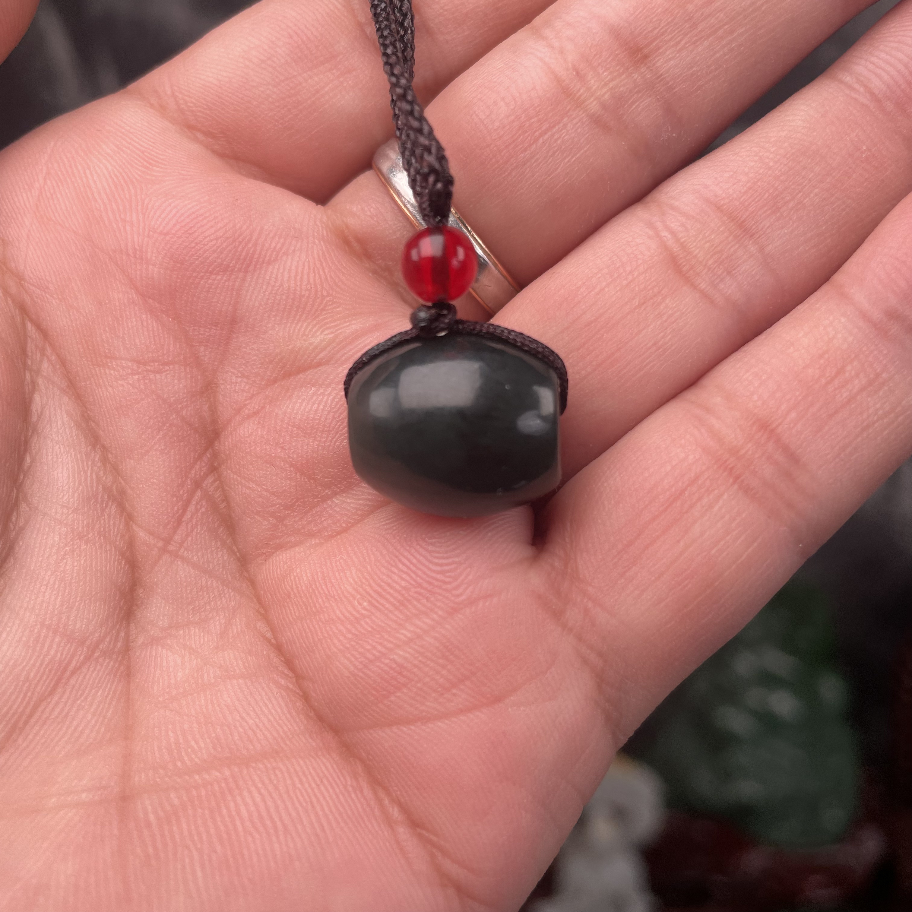 新疆和田玉青玉路路通吊坠挂件