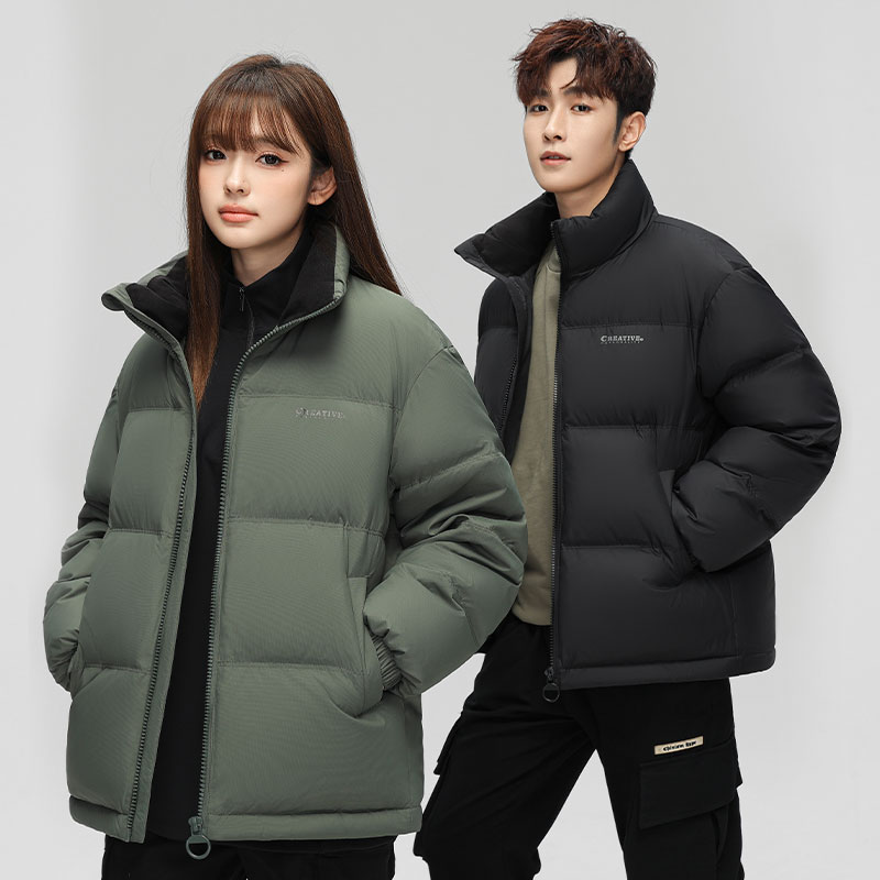 鸭鸭新款情侣短款加厚羽绒服男冬季防水运动户外时尚保暖男装