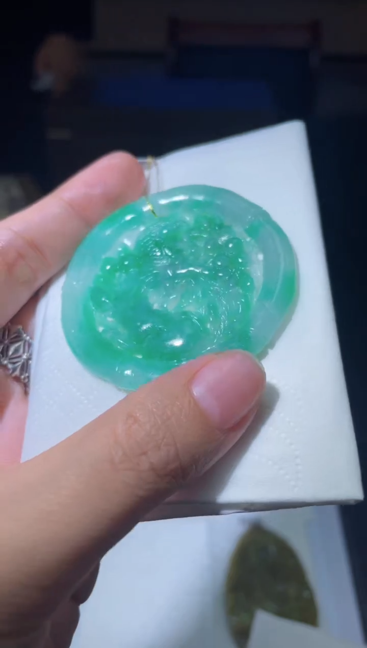 【闪购商品】定制翡翠未镶嵌娣-龙141220537