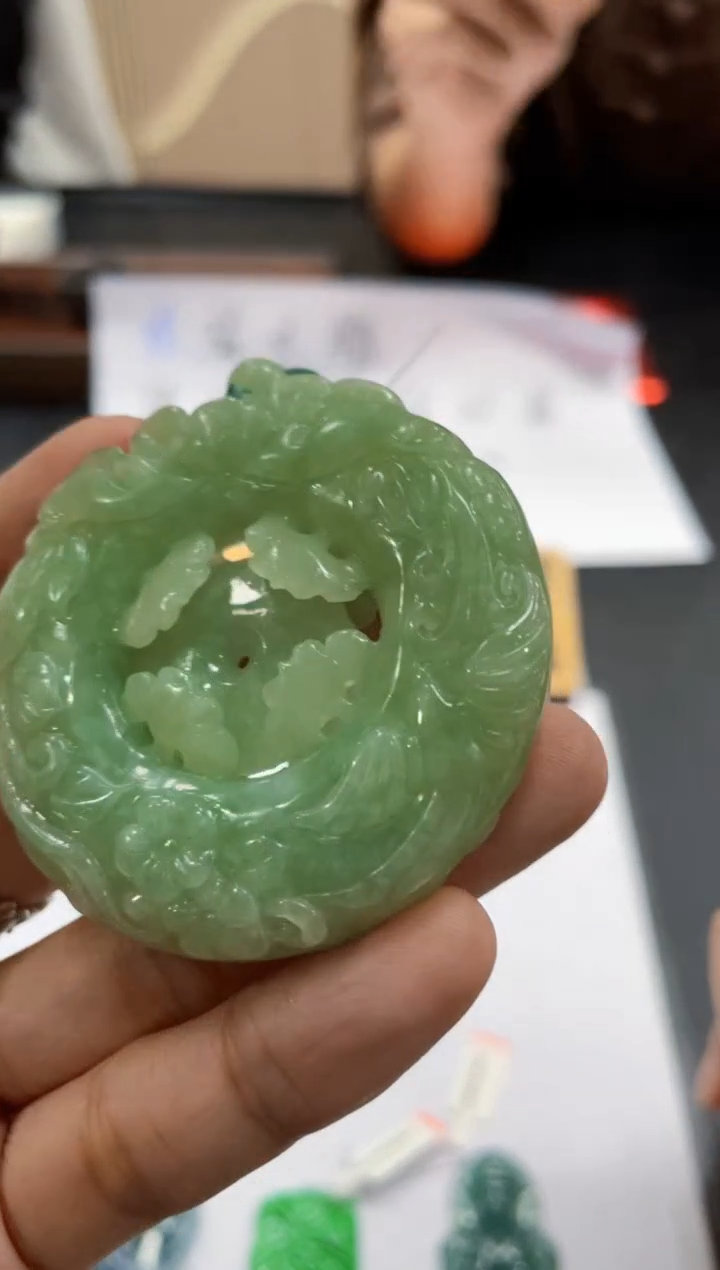 【闪购商品】定制翡翠未镶嵌娣-啊洋141219563