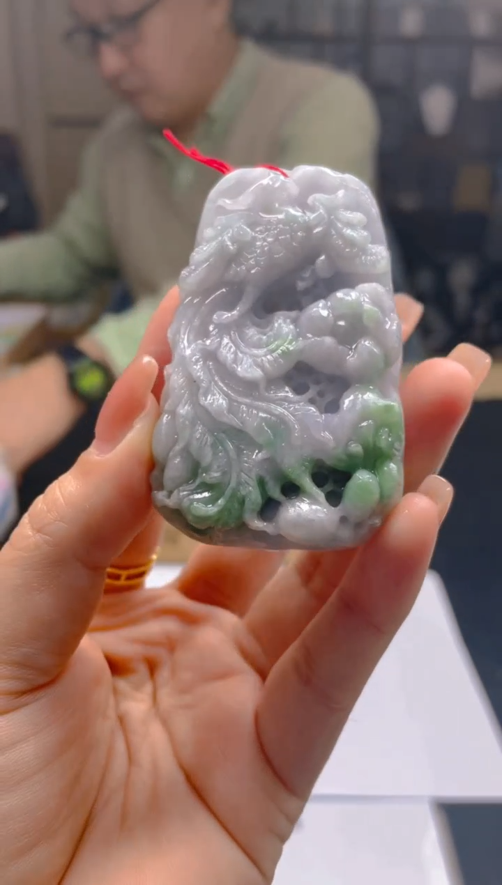 【闪购商品】定制翡翠未镶嵌戴松铭（凤）141219032