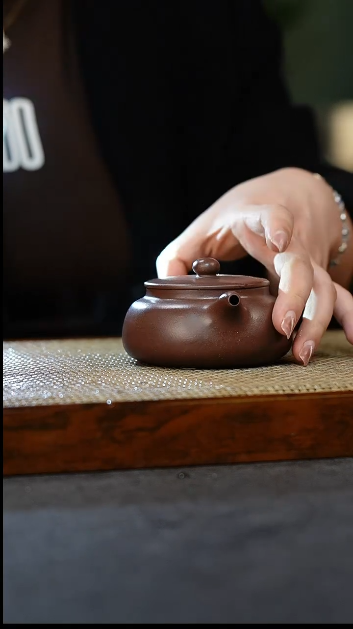 【闪购商品】紫砂茶壶镜鼓 180 底槽清 小龙