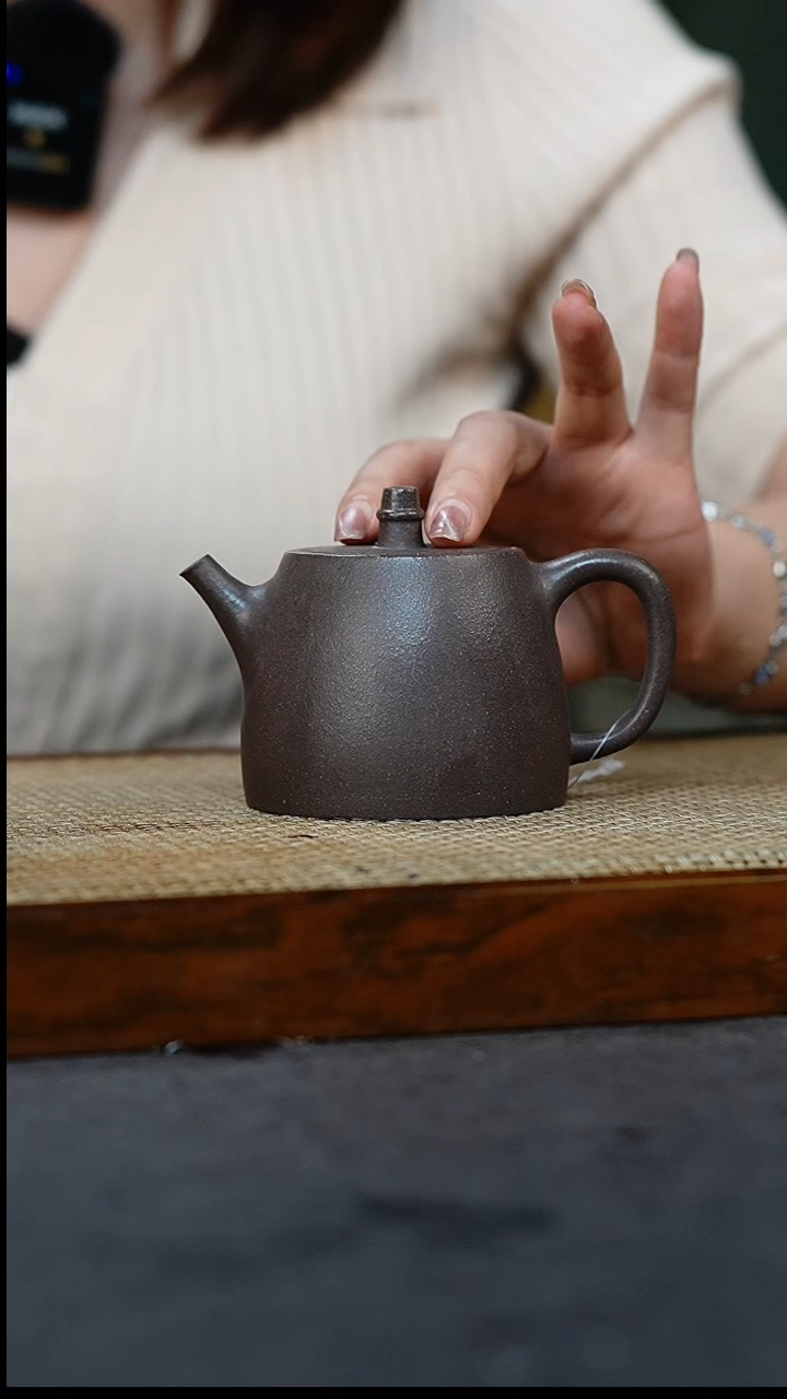 【闪购商品】紫砂茶壶汉铎 220 天青 雅玉