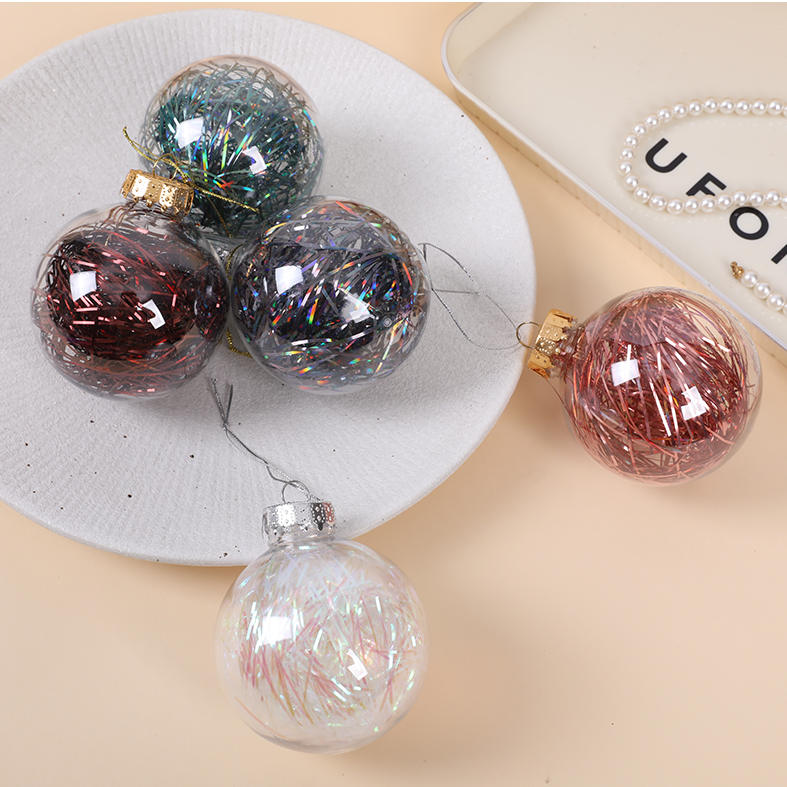 透明PET丝圣诞装饰球