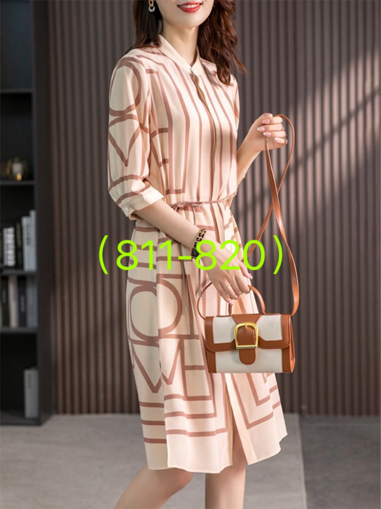 梅姐精选桑蚕丝连衣裙（901-910）