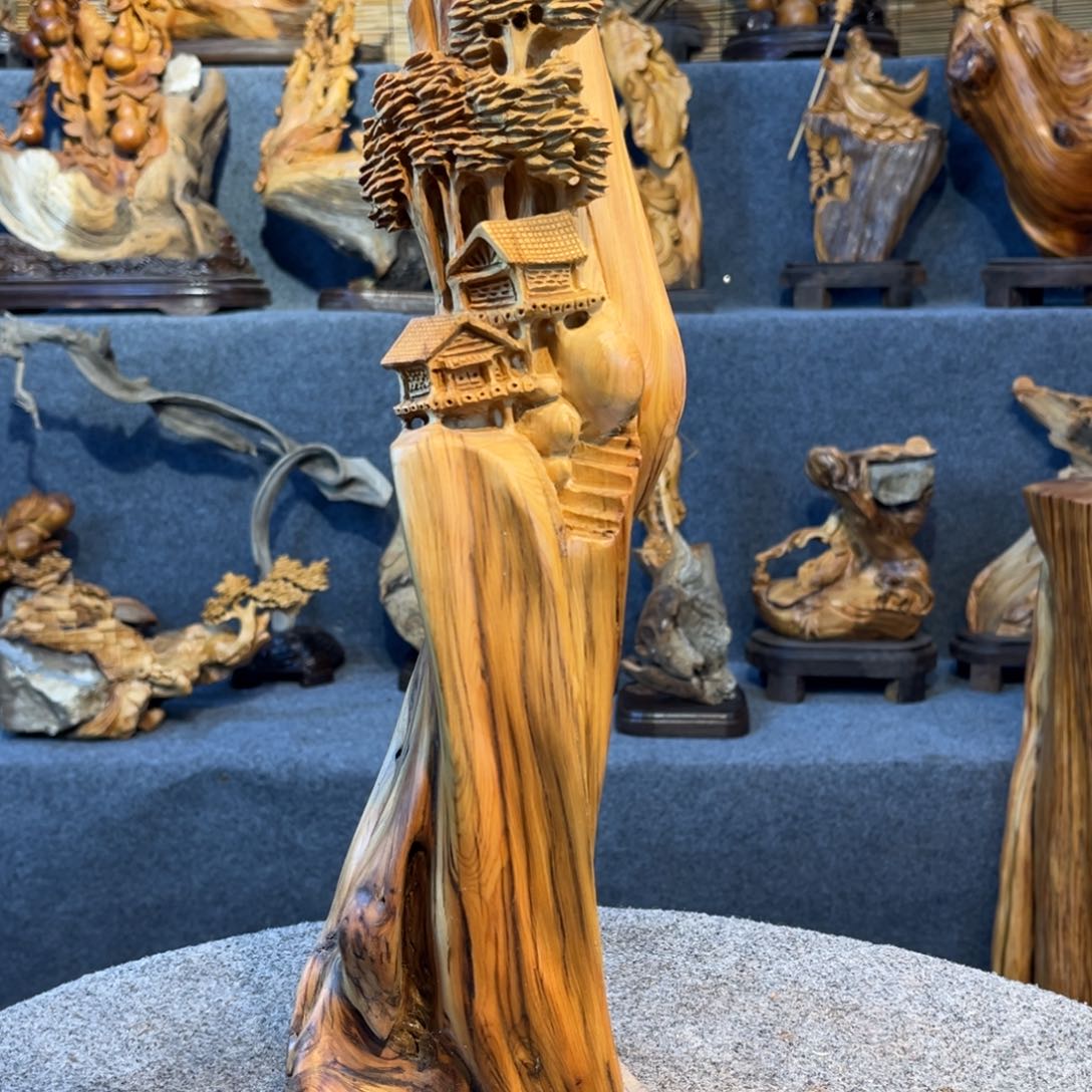 柏木（崖柏）根雕摆件工艺品