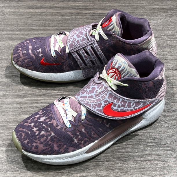 44.5码/NIKE/KD14淡紫色/9新/公价1179 店