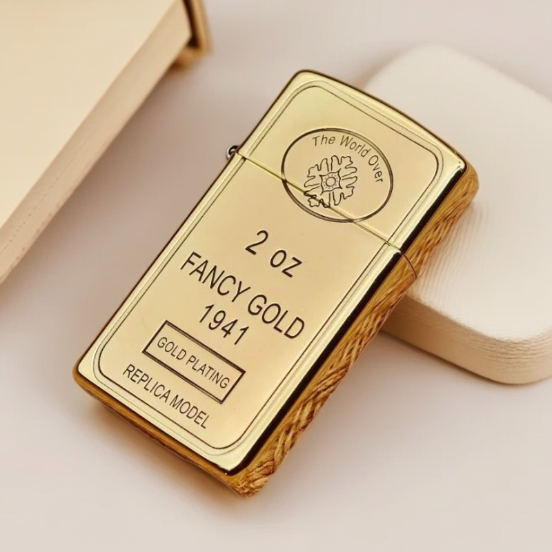 zippo打火机正品黄铜纤巧1932小金砖窄机DY9920DK之宝防风打火机
