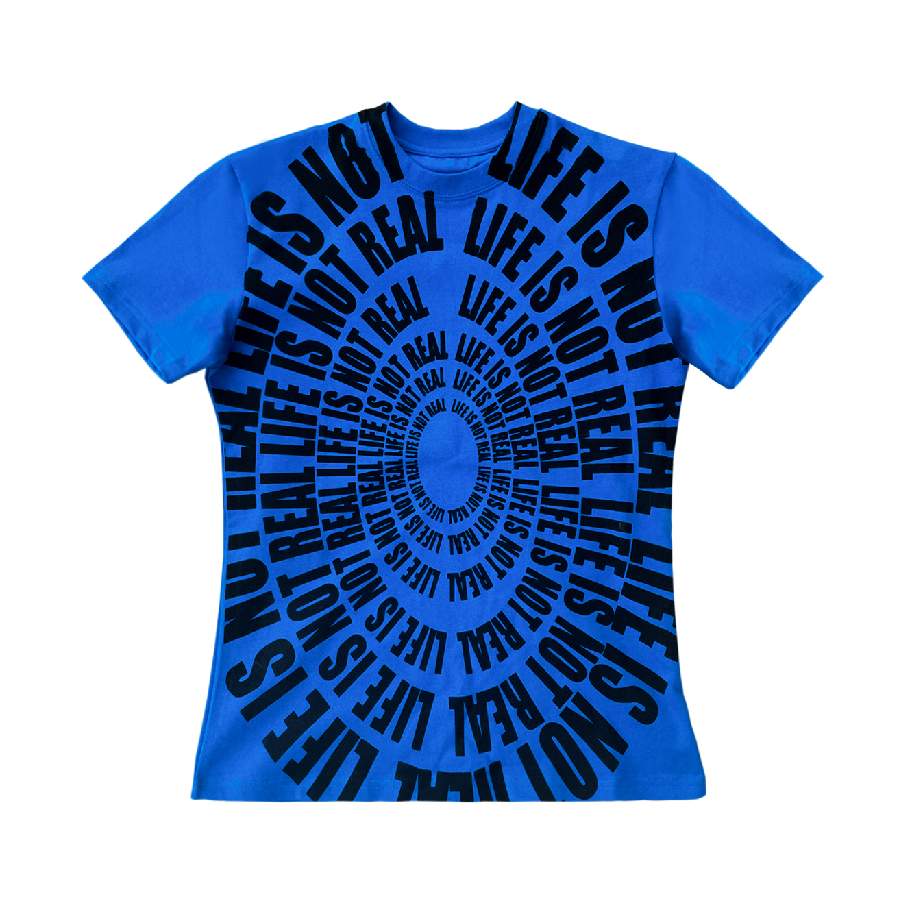 CHAI (拆) 虚假人生原创设计300G正肩休闲百搭美式修身印花短袖