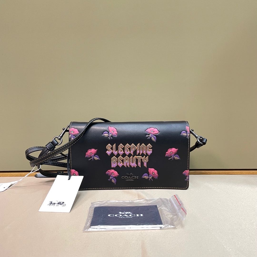 95新 COACH/蔻驰 云朵印花单肩包