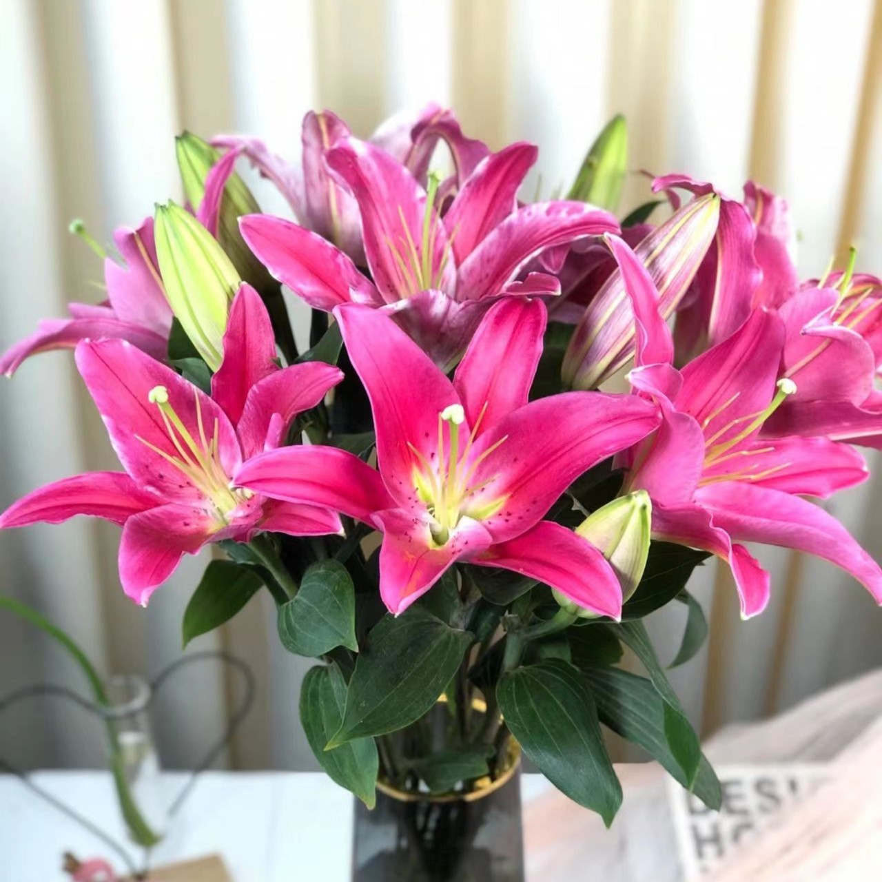 【福利爆款】 西诺红百合 香水百合 店铺现货包邮  鲜花鲜切花