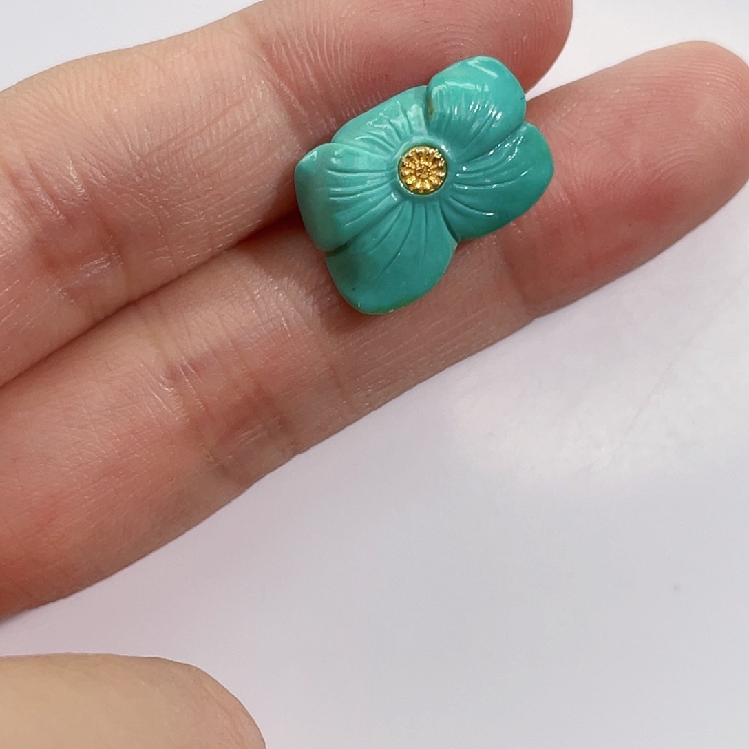 绿松石珠宝奇石未镶嵌