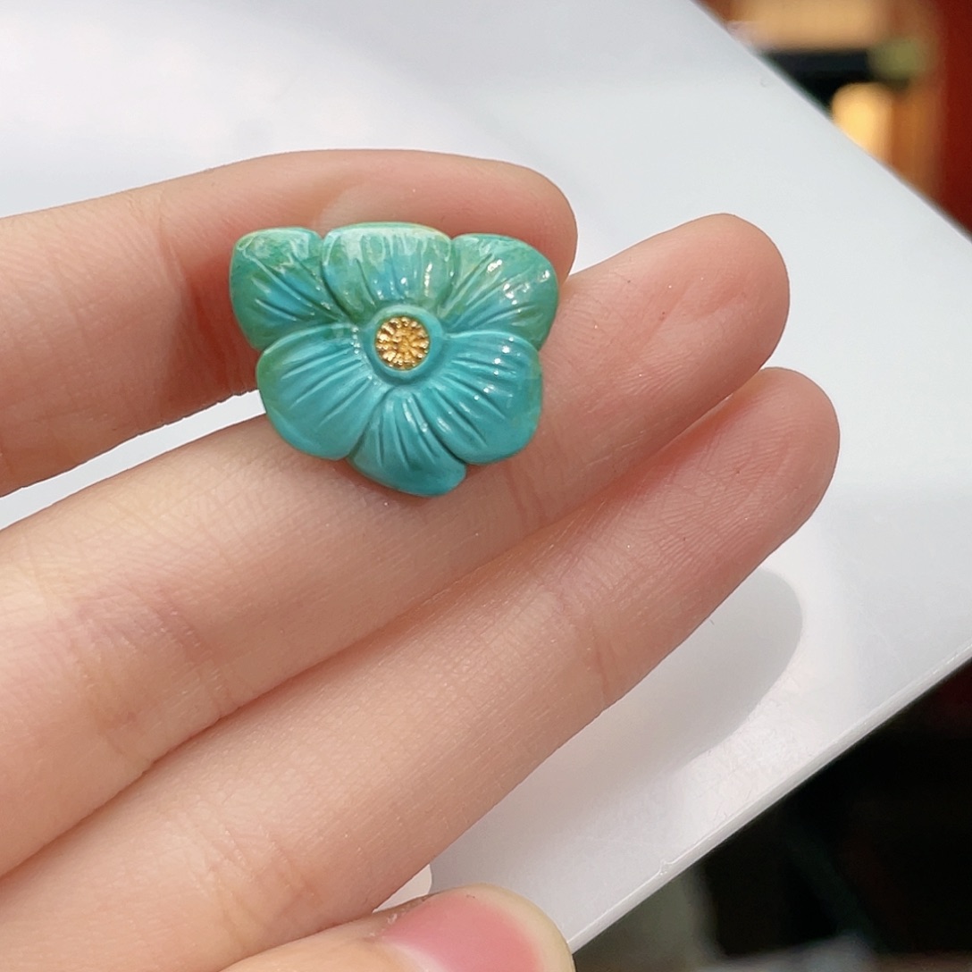 绿松石珠宝奇石未镶嵌