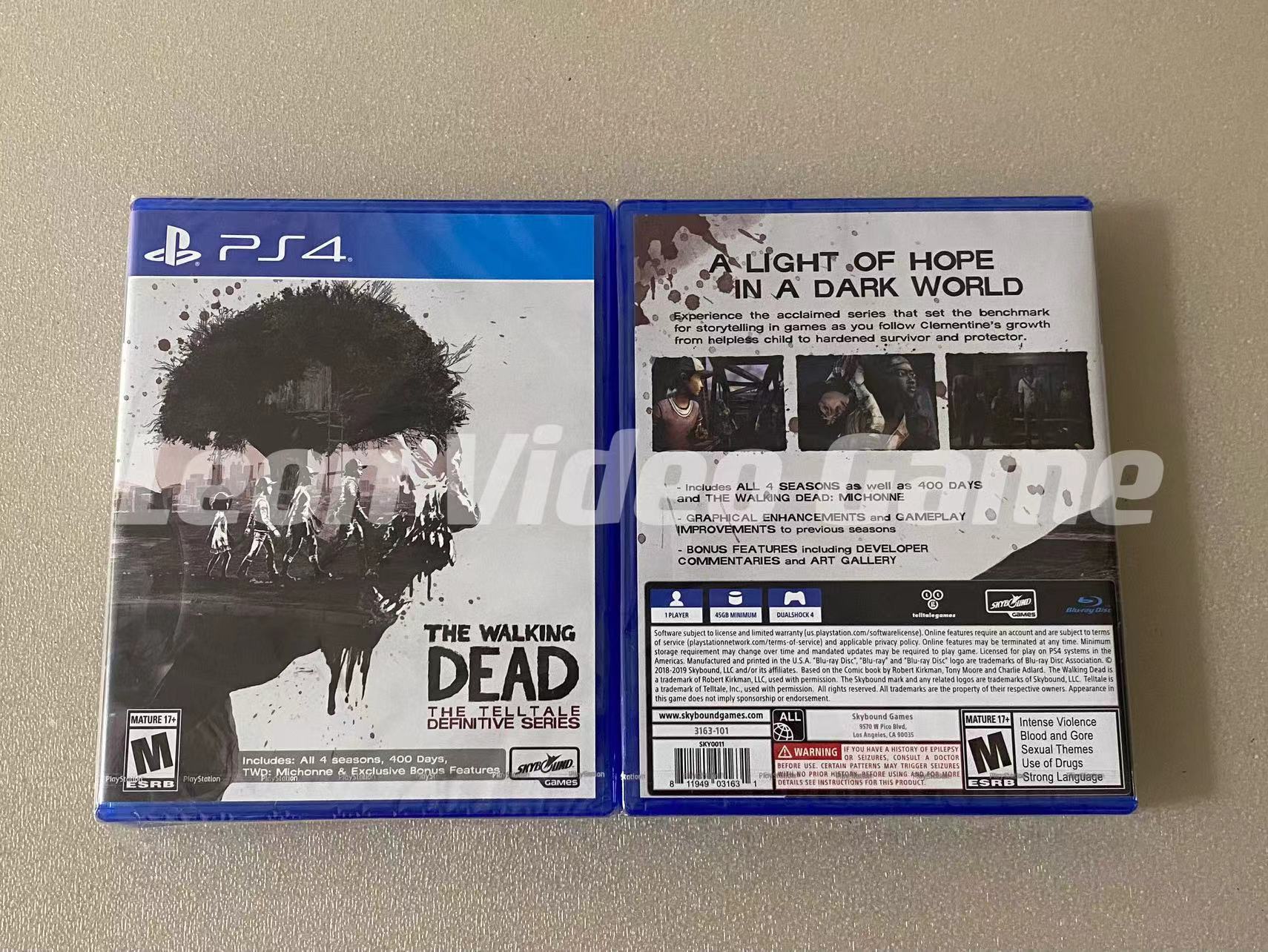 全新索尼PS4游戏 行尸走肉合集 决定版 含全集内容 美版中文光盘