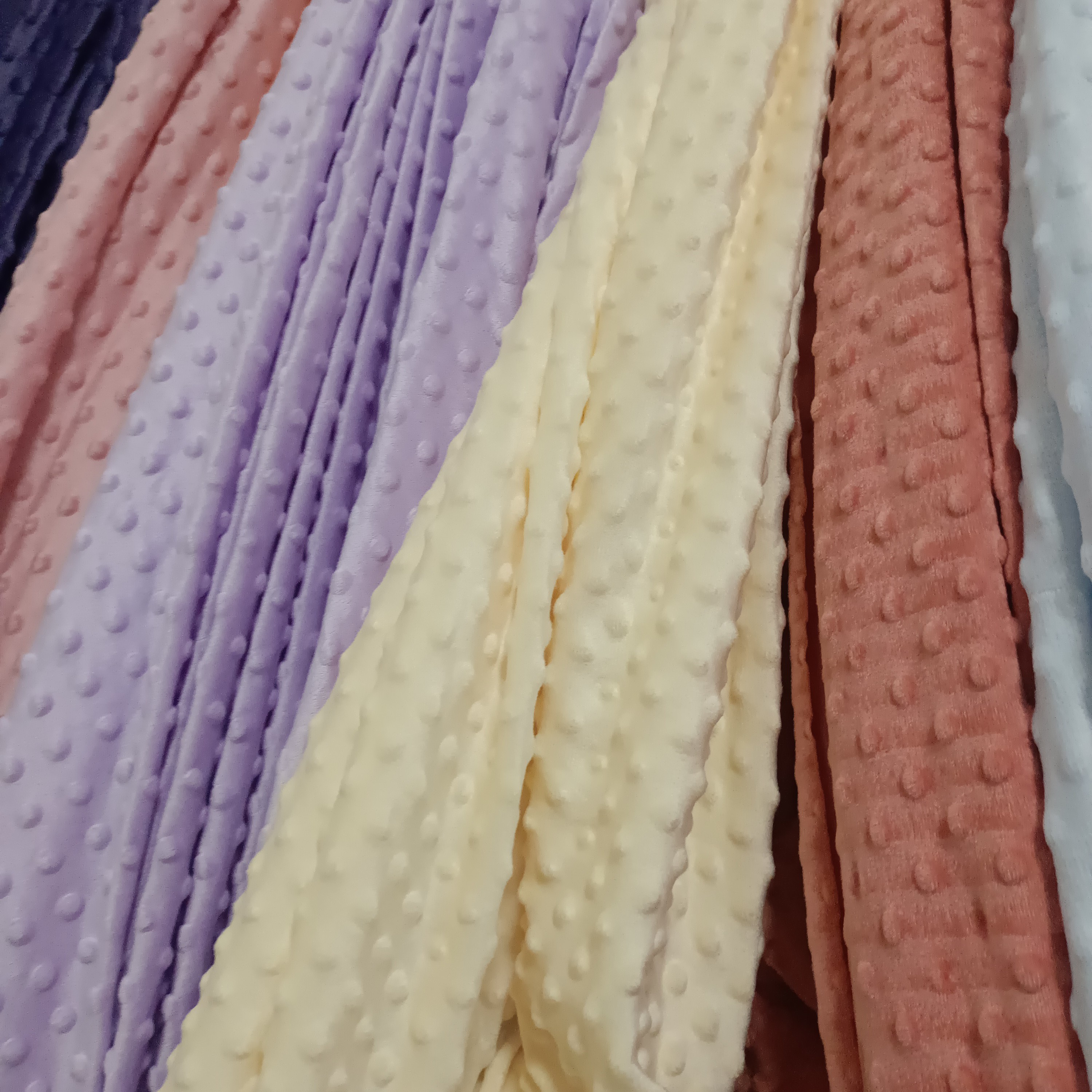 微瑕疵不退换2米一块豆豆绒布块绒布