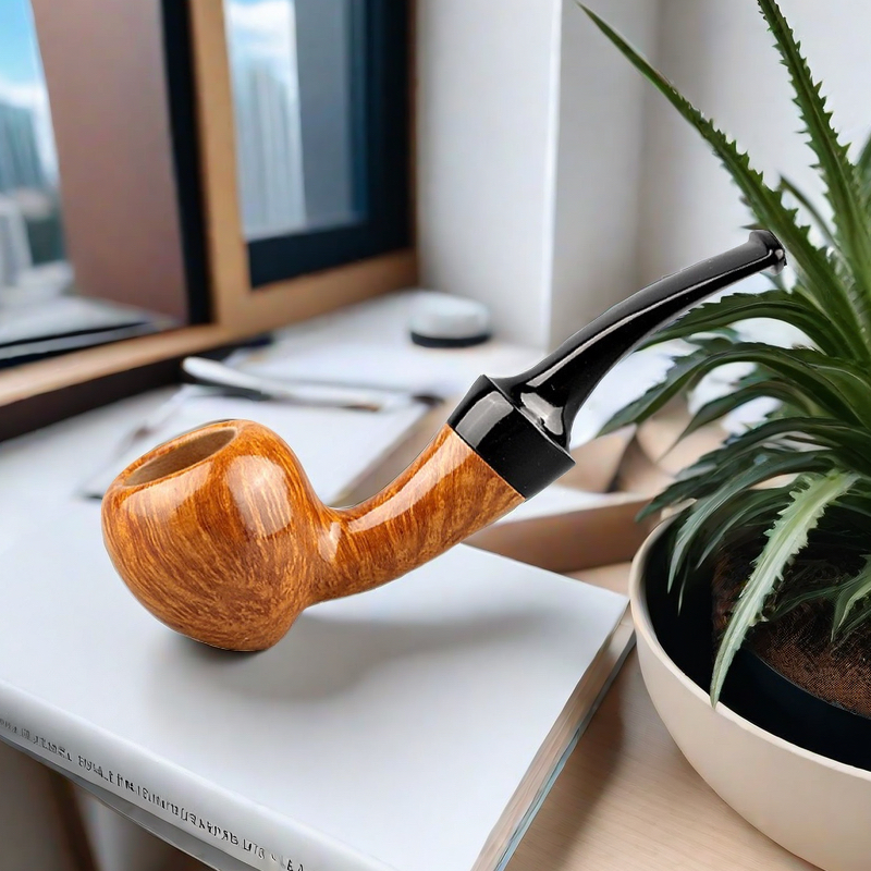 100%西班牙进口石楠木光面迷你橡果烟斗一口香（拍下备注颜色）