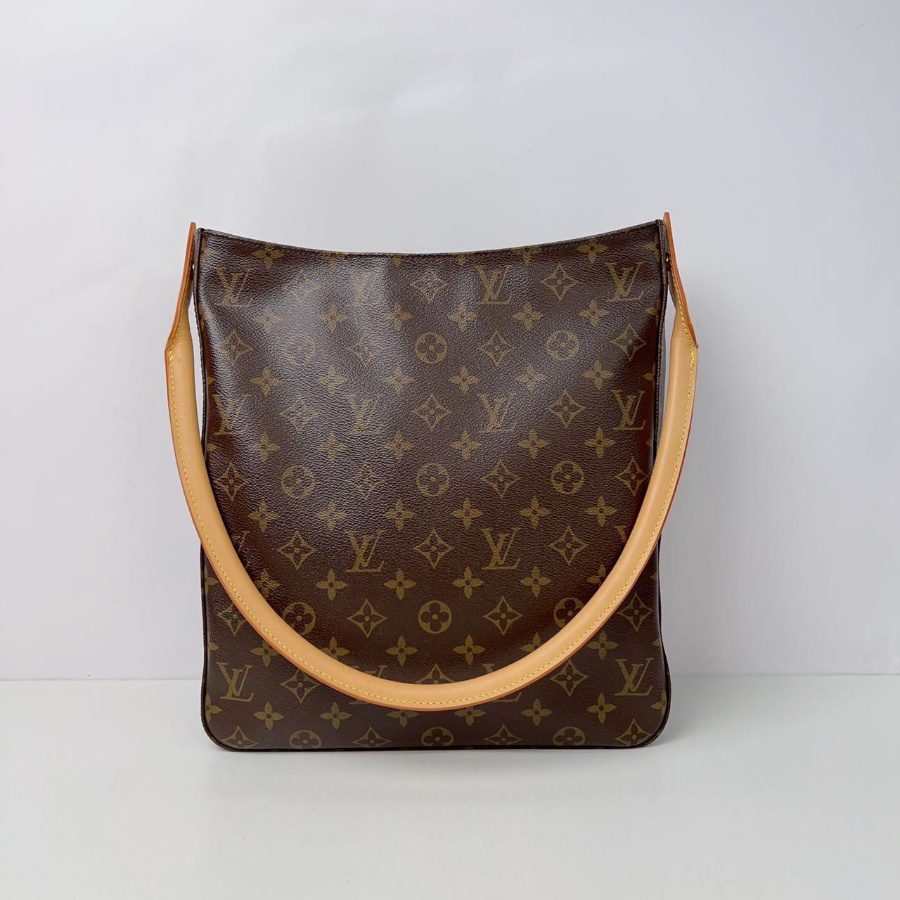 95新 LouisVuitton/路易威登 大号looping超模包手拿包