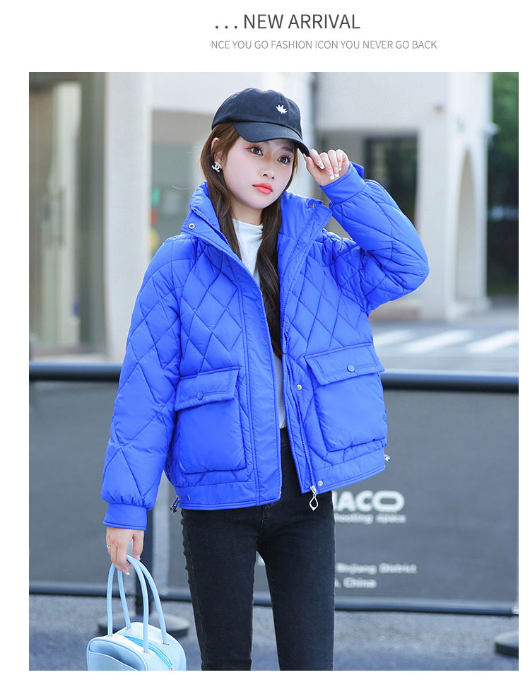 2023冬季新款立领短款棉服韩版宽松加厚保暖女装学生秋冬洋气百搭